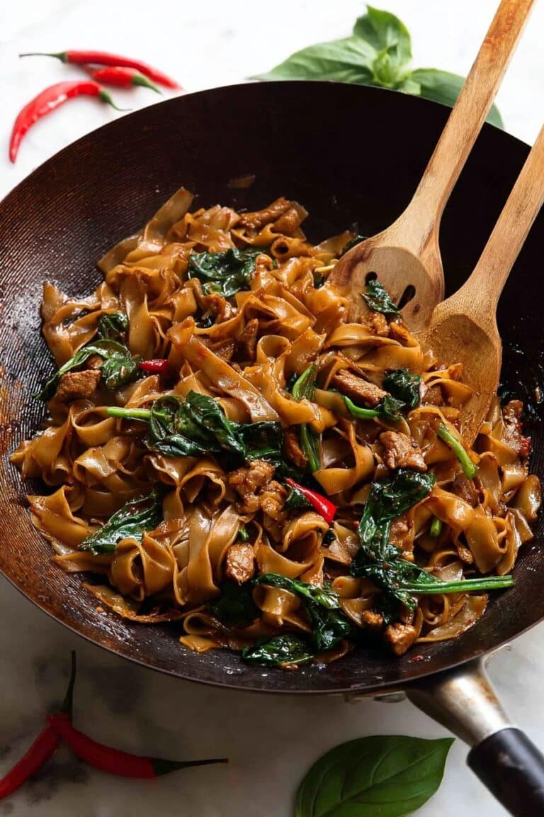 Spicy Thai Drunken Noodles Recipe