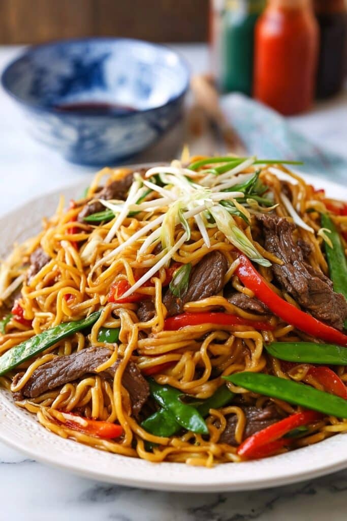 Beef Lo Mein Stir-Fry Recipe