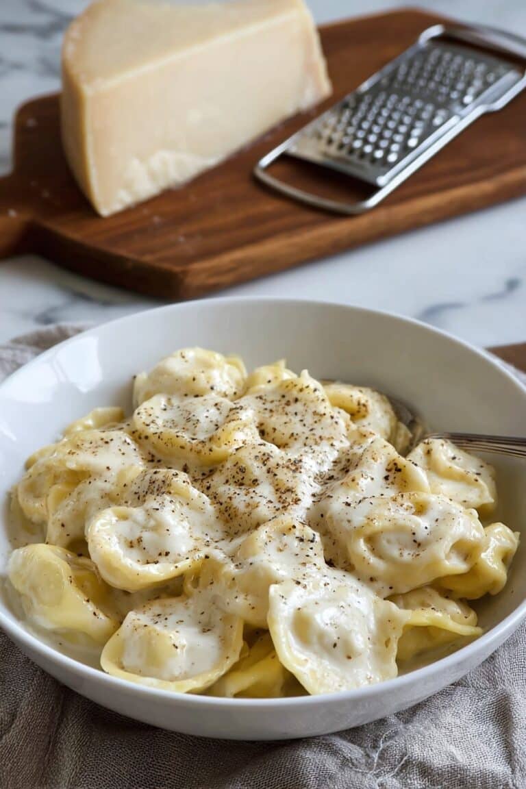 Creamy Cheese Tortellini Recipe
