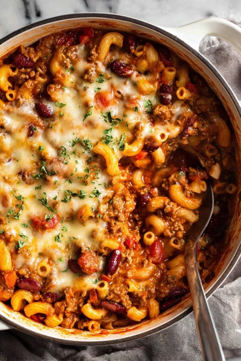 One-Pot Chili Mac and Cheese Recipe