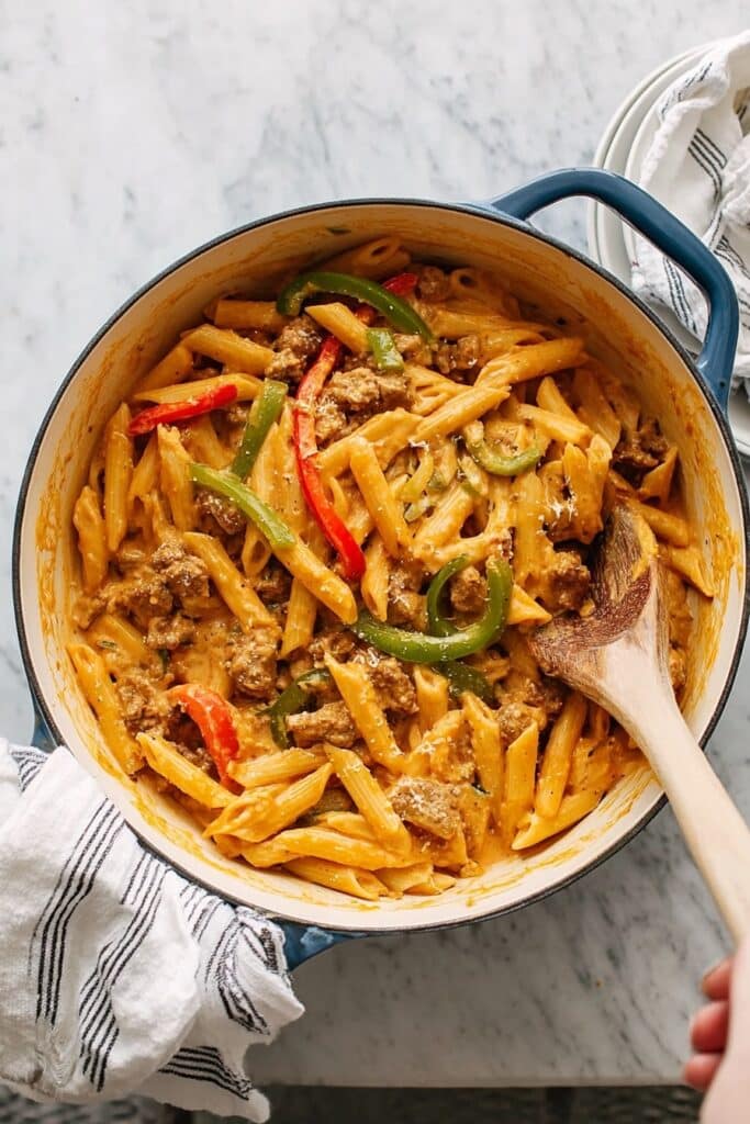 Creamy Jerk Chicken Rasta Pasta Recipe