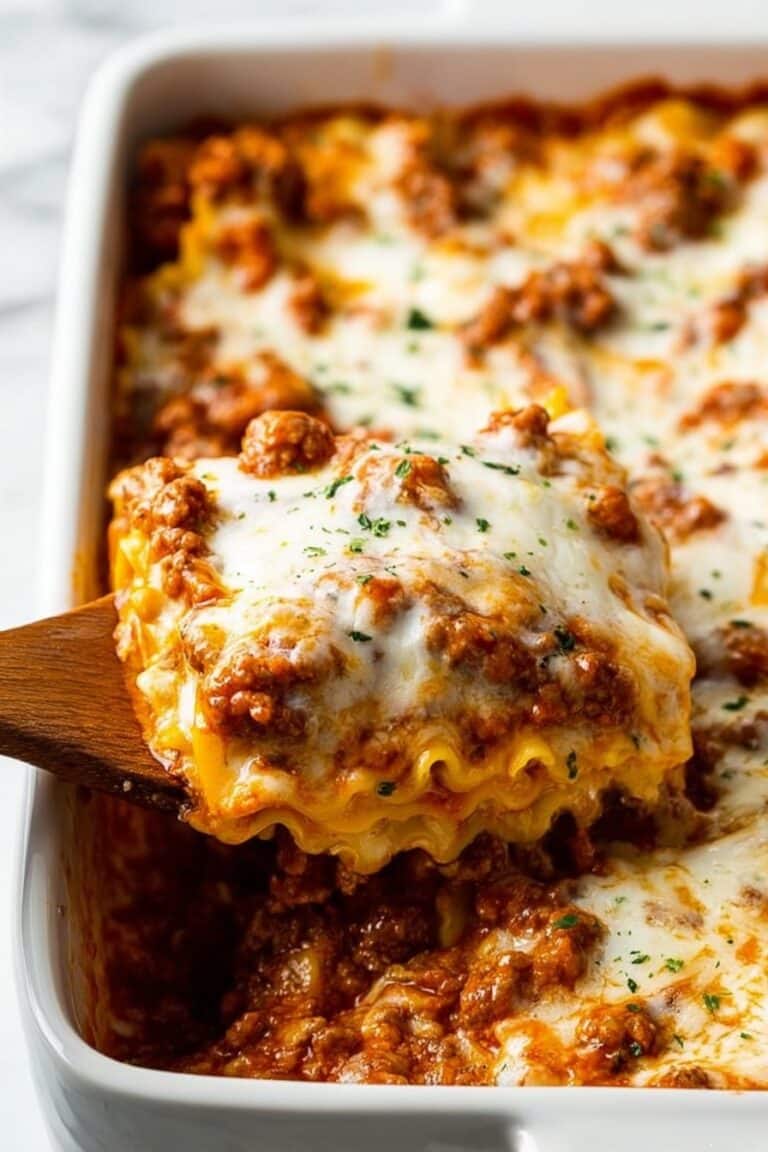 Baked Ravioli with Meat and Mozzarella Recipe