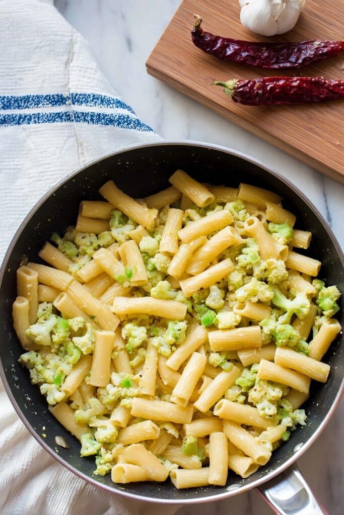 Romanesco Broccoli Pasta with Pecorino Recipe