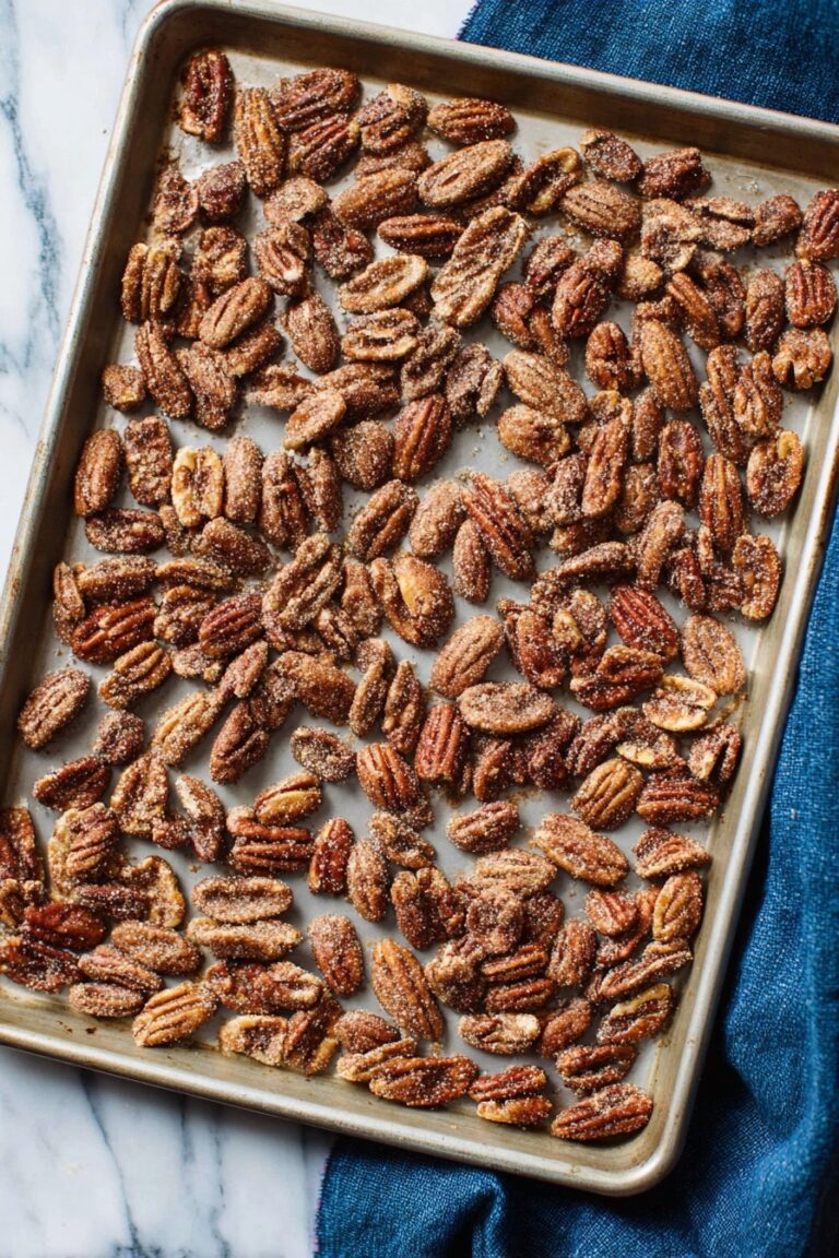 Cinnamon Sugar Candied Pecans Recipe