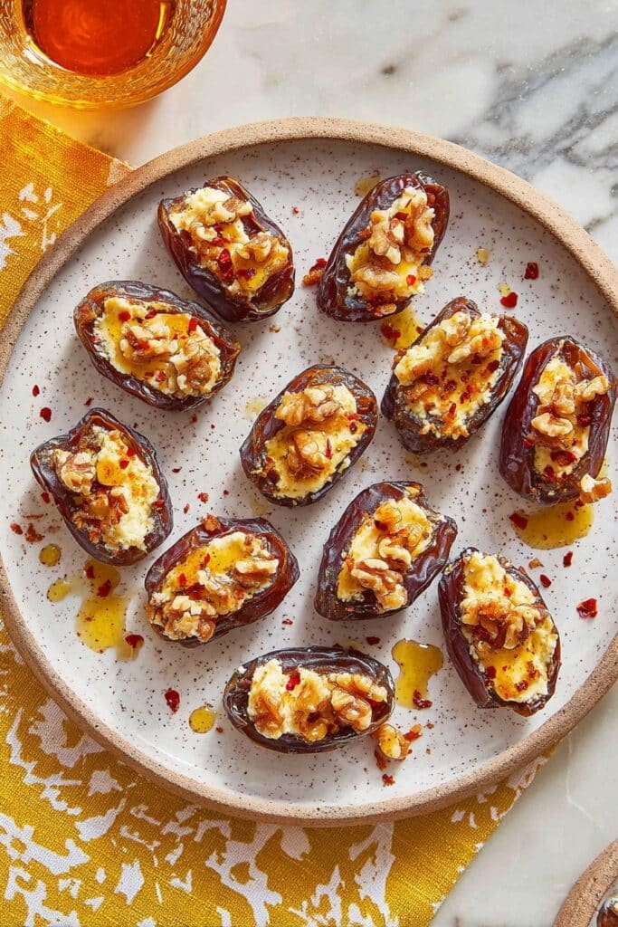 Stuffed Medjool Dates with Goat Cheese and Walnuts Recipe