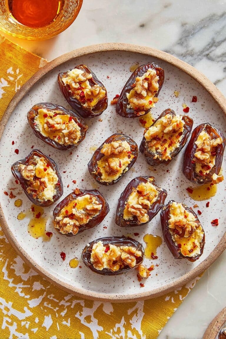 Stuffed Medjool Dates with Goat Cheese and Walnuts Recipe