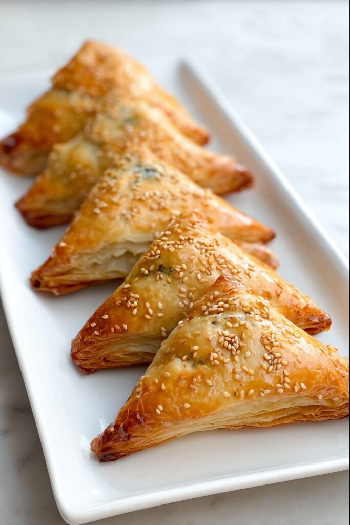 Easy Spinach Spanakopita Triangles Recipe