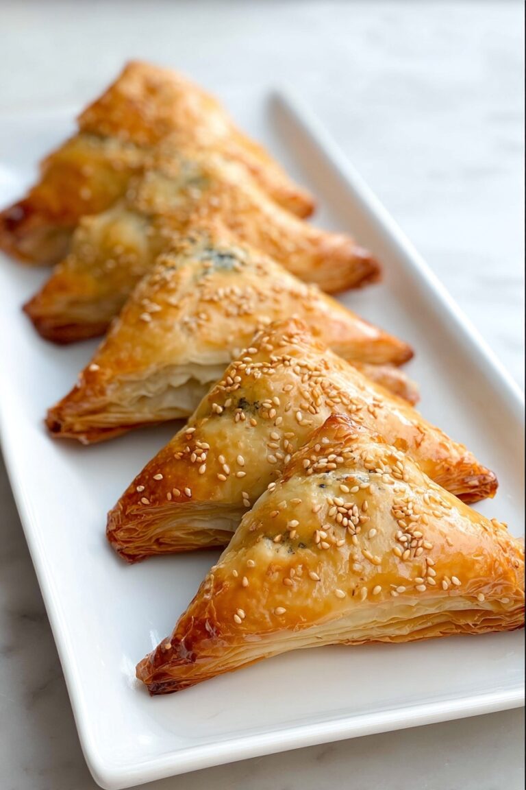 Easy Spinach Spanakopita Triangles Recipe
