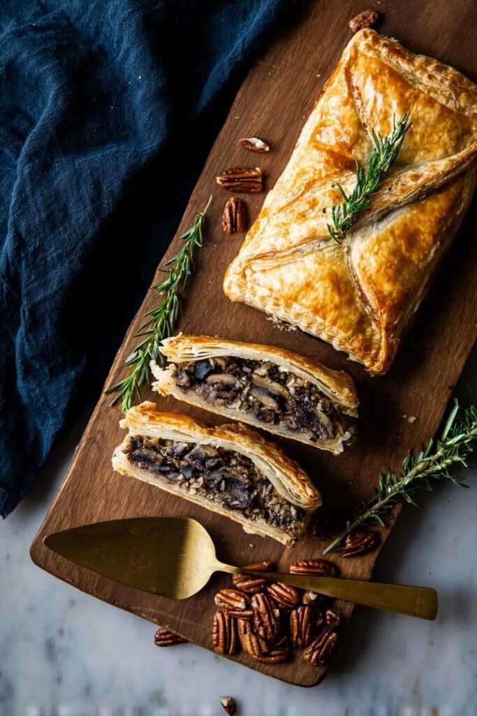 Vegan Mushroom Wellington with Pecans Recipe