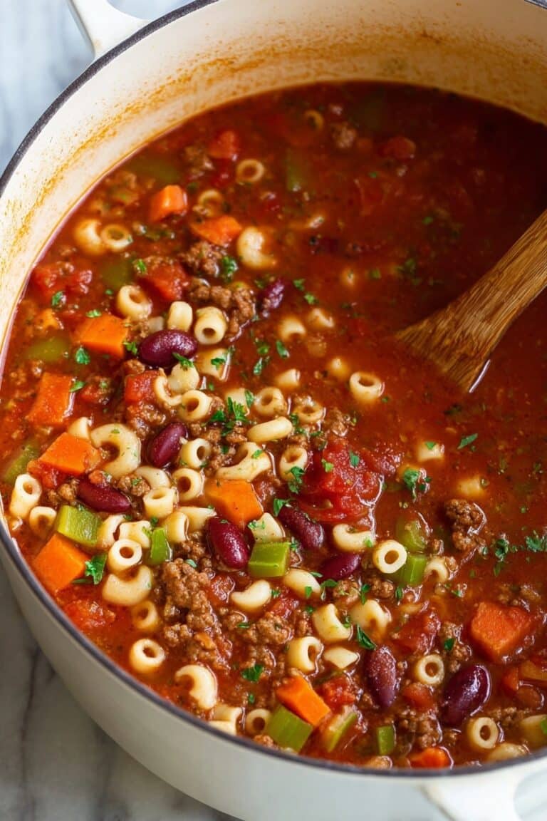 Creamy Pasta e Fagioli Soup Recipe