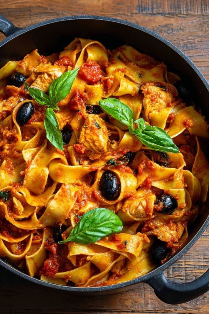 Chicken Cacciatore Pasta Recipe