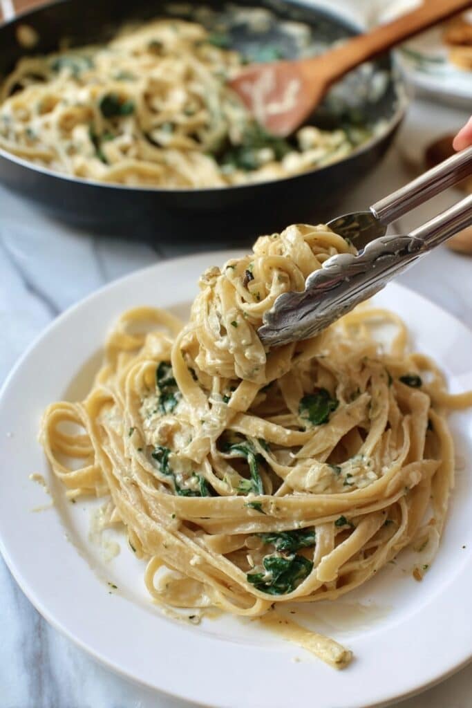 Creamy Zucchini Pasta with Basil Recipe