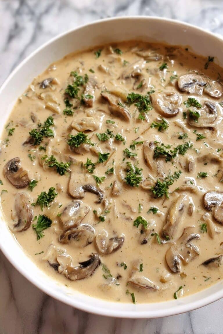 Creamy Mushroom Hunters Sauce Recipe