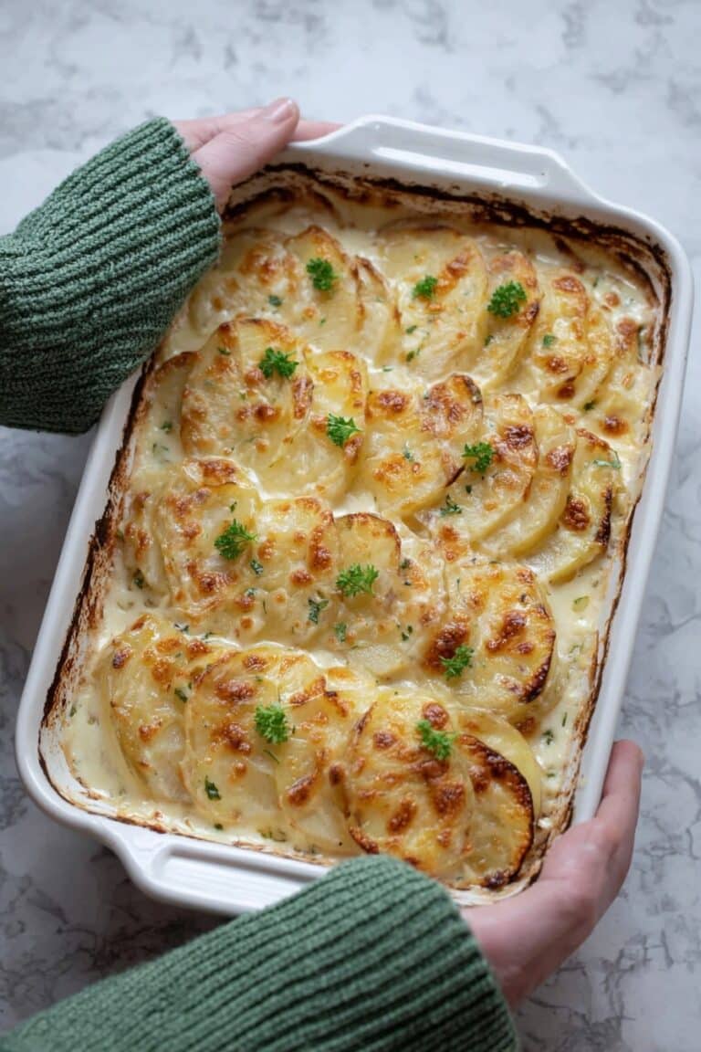 Cheesy Turnip Gratin Recipe