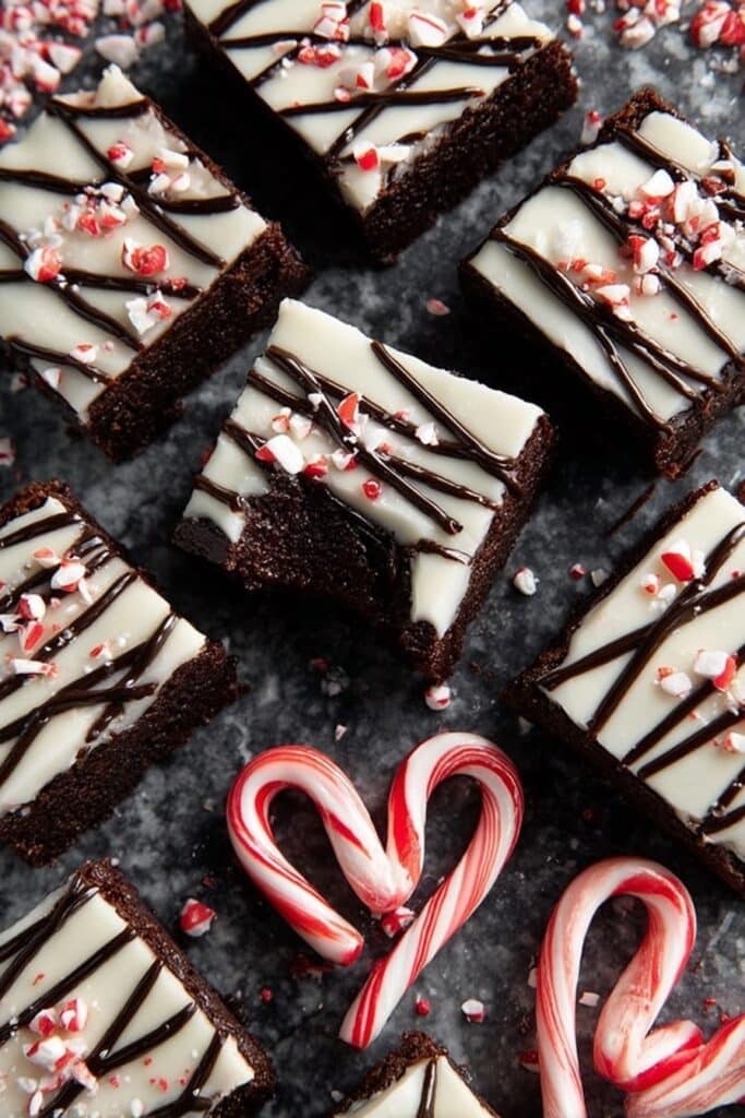 Peppermint Brownies with Chocolate Frosting Recipe
