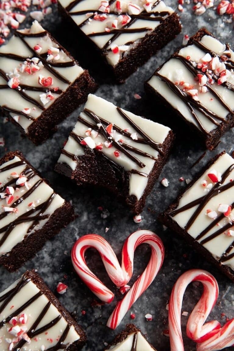 Peppermint Brownies with Chocolate Frosting Recipe
