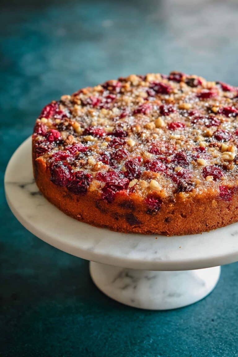 Cranberry Nut Cake Recipe