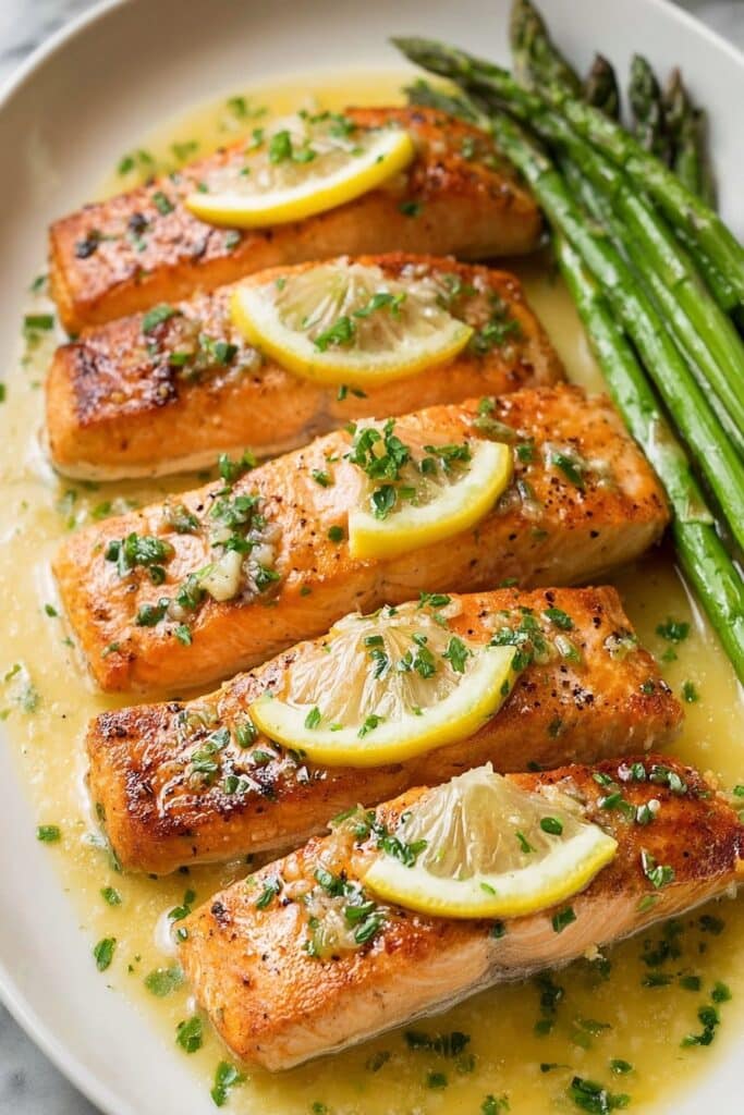 Garlic Lemon Butter Salmon Recipe
