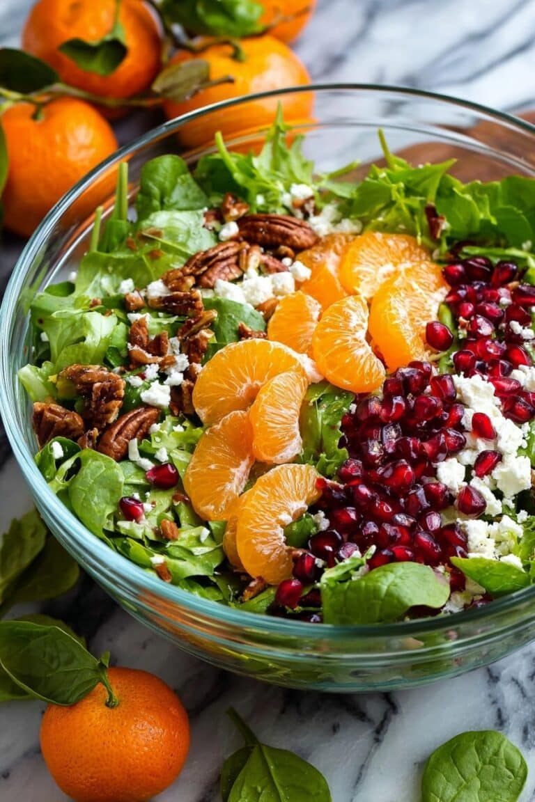 Festive Citrus Pomegranate Salad Recipe