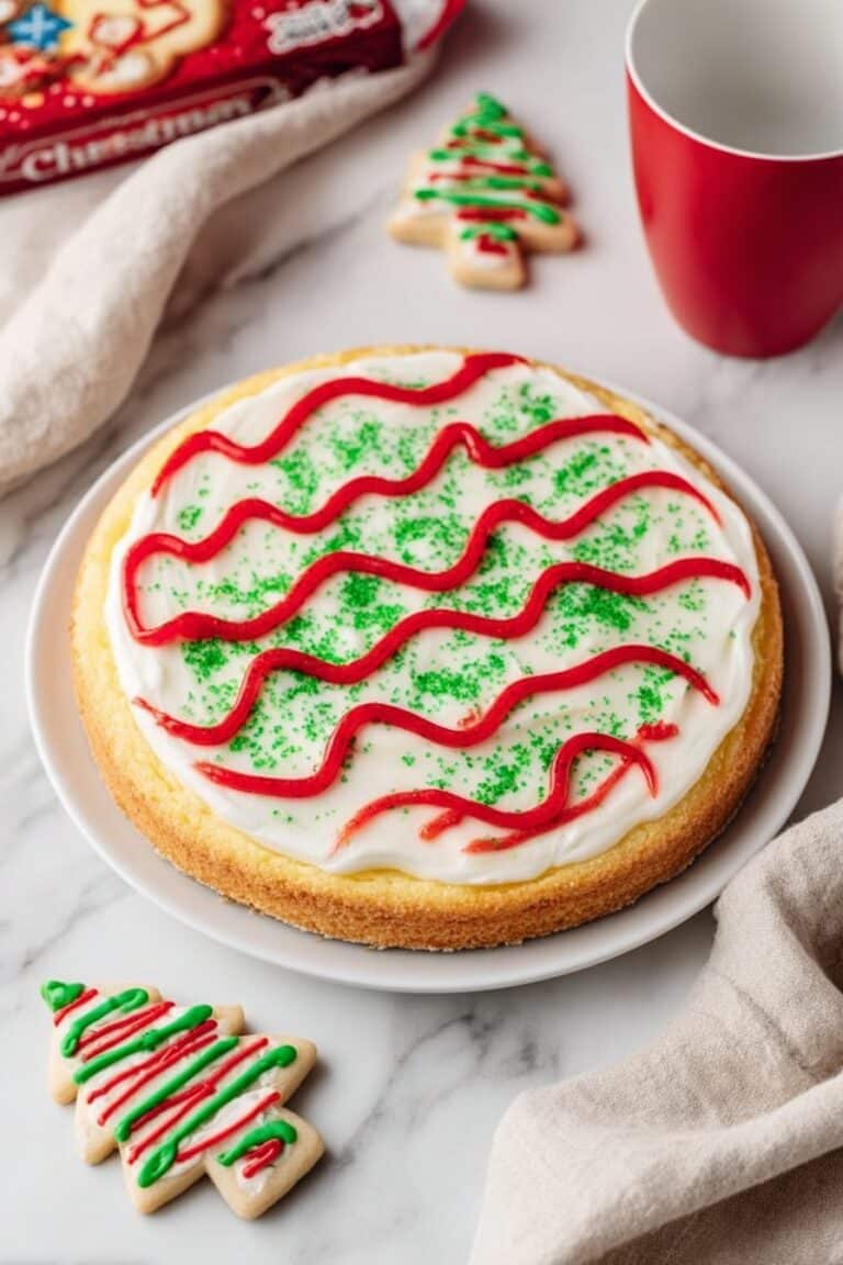 Christmas Tree Cheesecake with Little Debbie Cakes Recipe