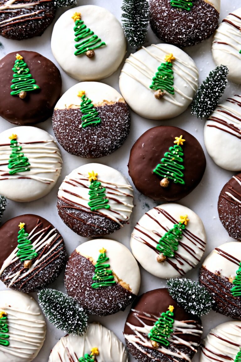 Winter Wonderland Chocolate-Dipped Oreos Recipe