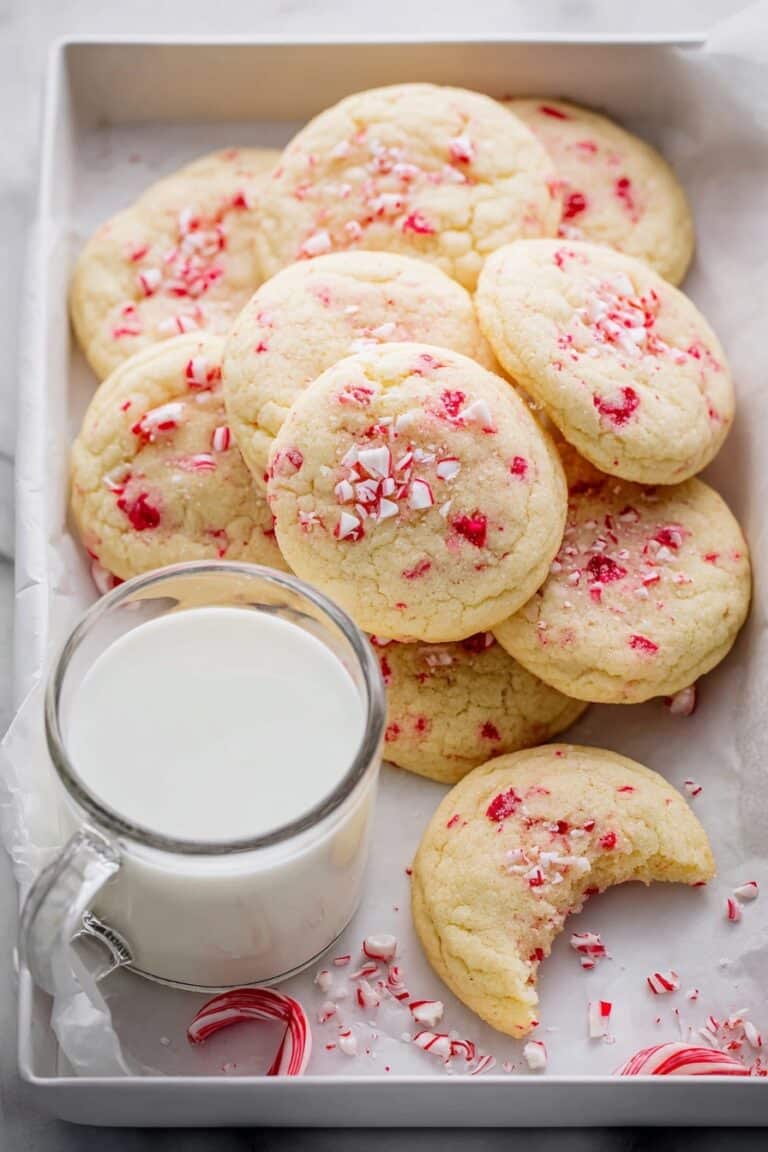 Peppermint Cookies with Candy Canes Recipe
