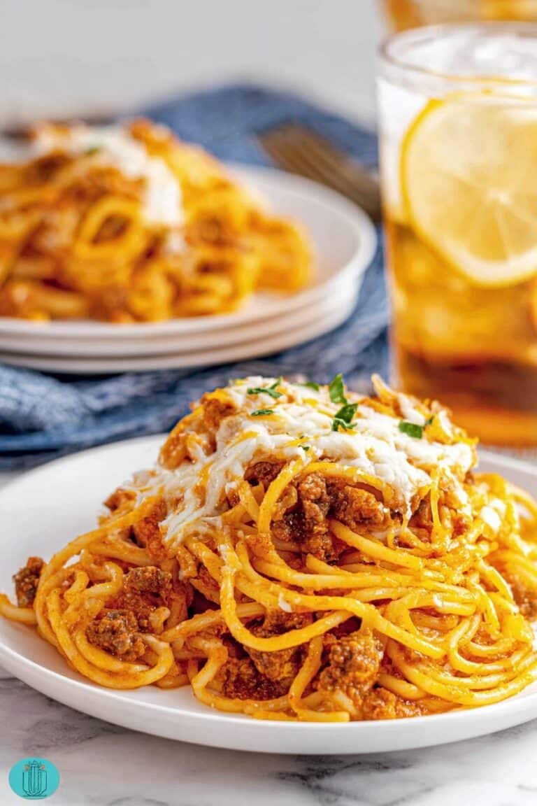 Creamy Alfredo Spaghetti Bake Recipe