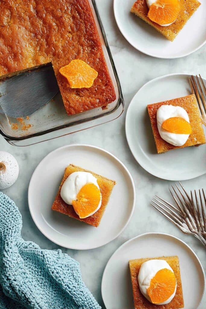 Persimmon Pudding Cake with Nuts Recipe