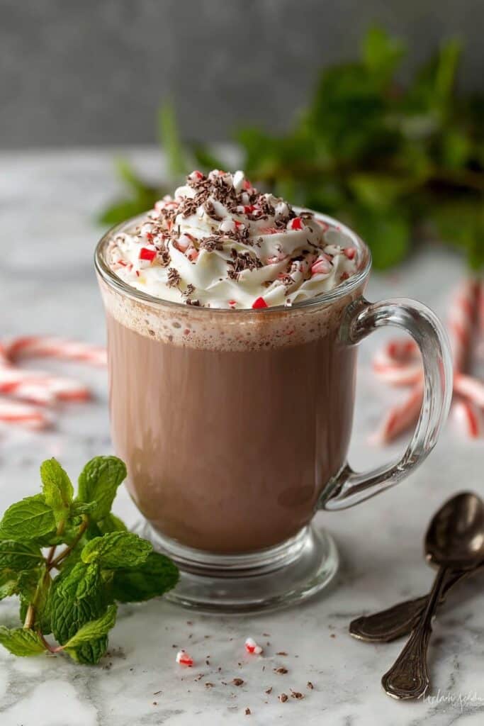 Peppermint Mocha Coffee Drink Recipe