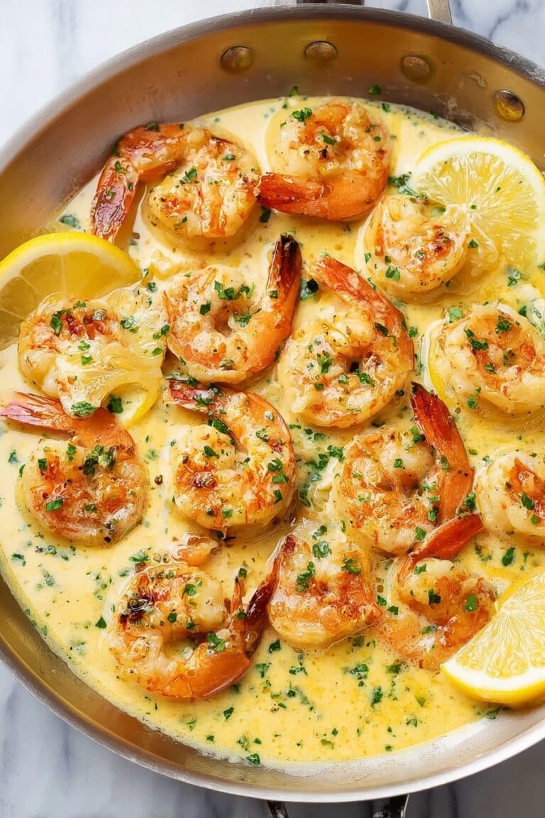 Quick Lemon Garlic Shrimp Scampi Recipe