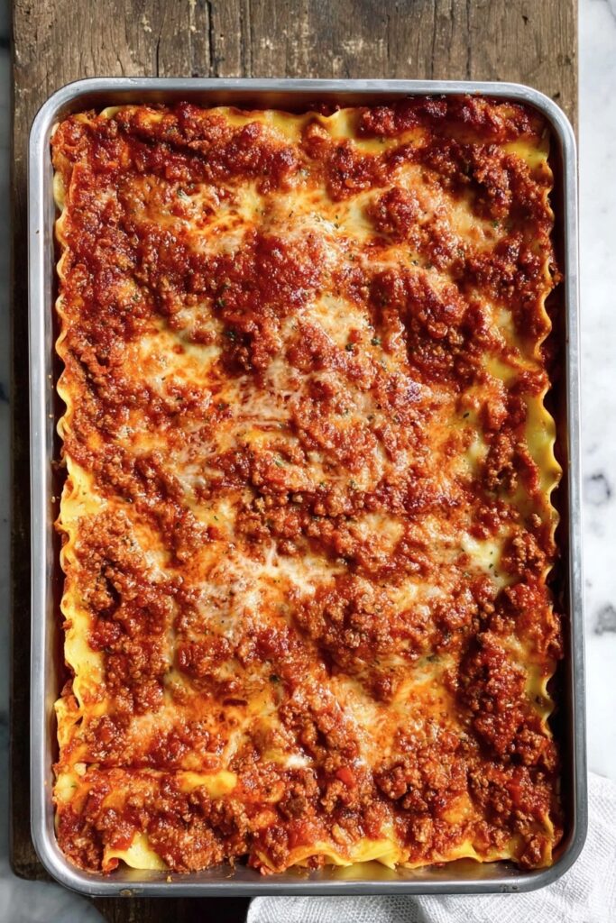 Classic Italian Meat Lasagna Recipe