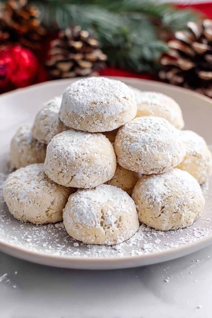 Chewy Pecan Snowball Cookies Recipe