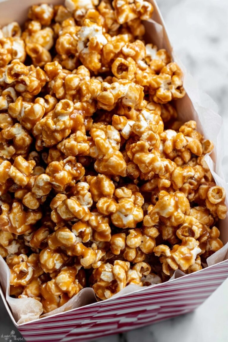 Homemade Caramel Popcorn Recipe