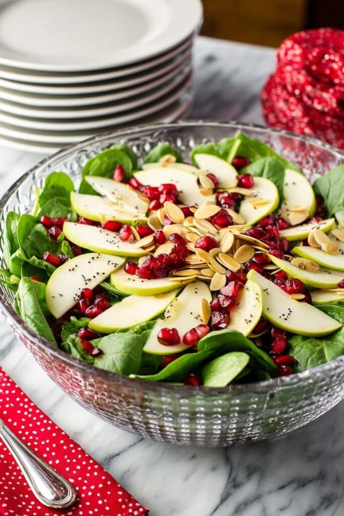 Apple Cranberry Spinach Salad Recipe