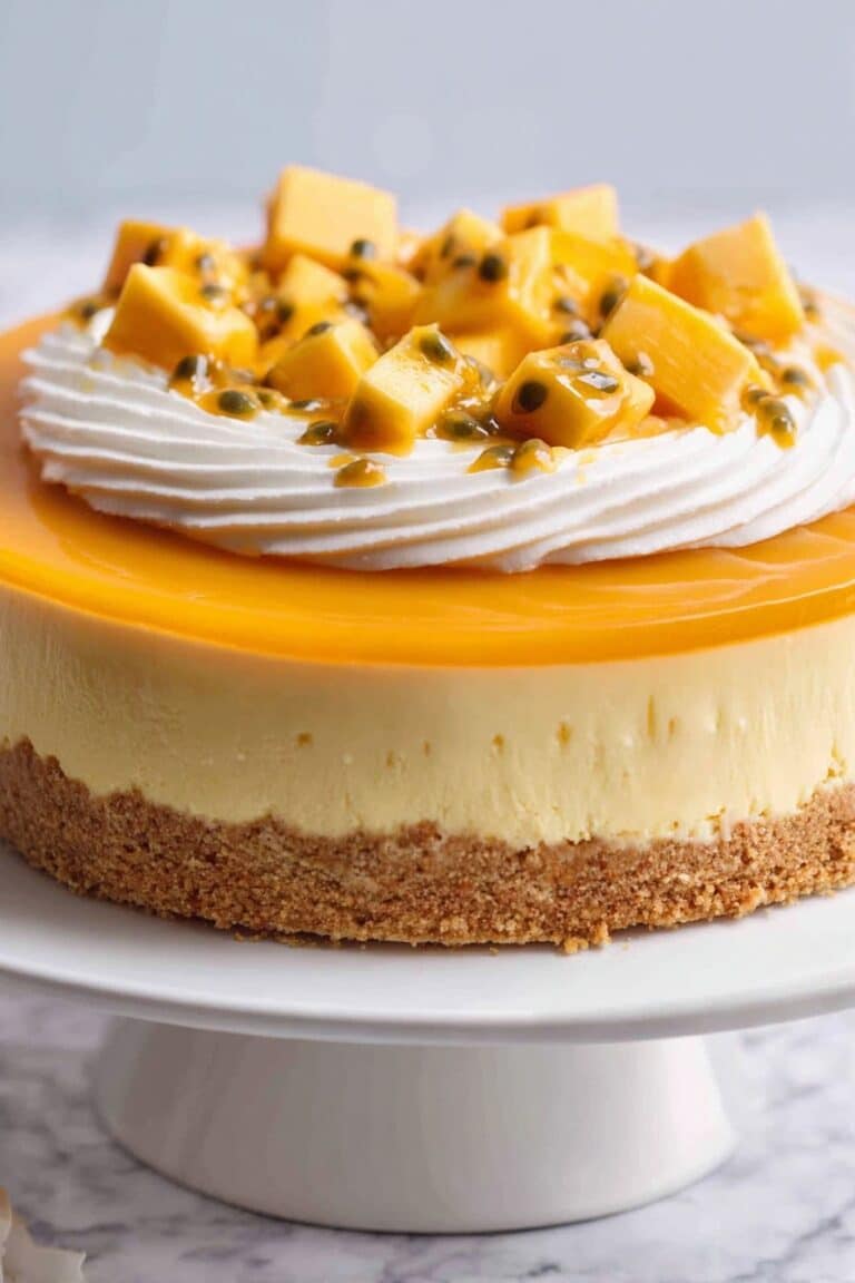 No-Bake Mango Cheesecake Recipe