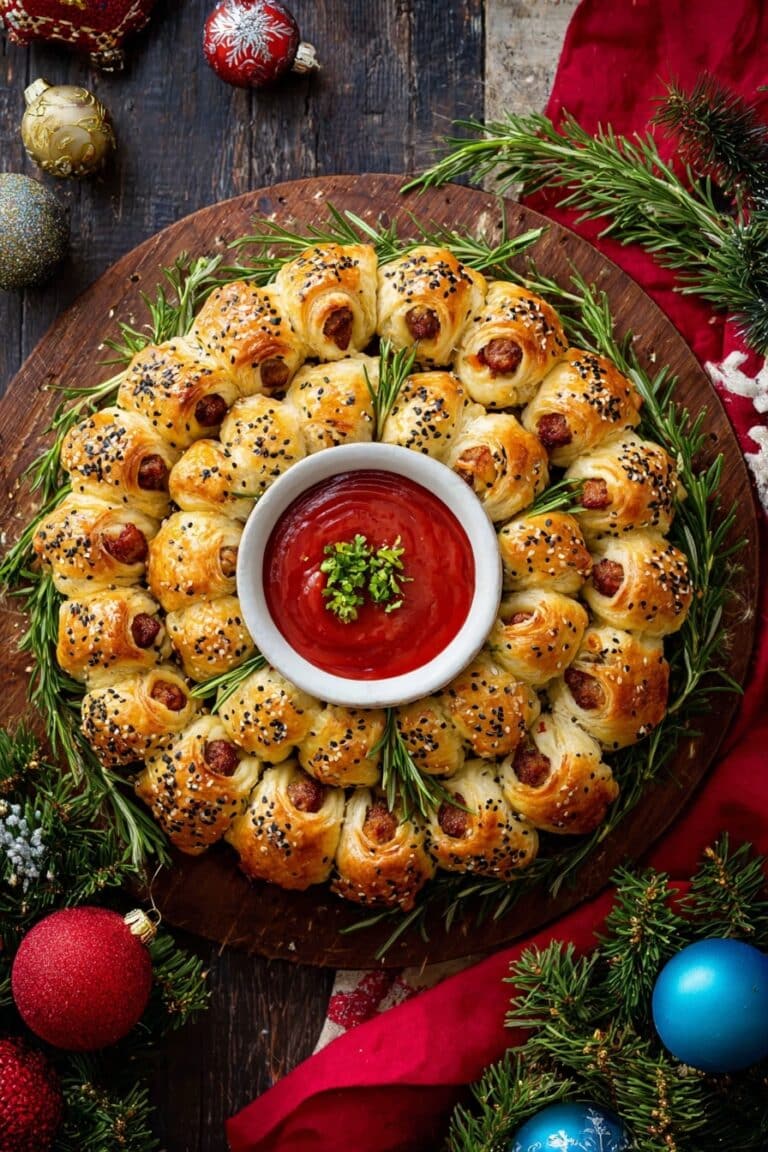 Pigs in a Blanket Wreath Recipe