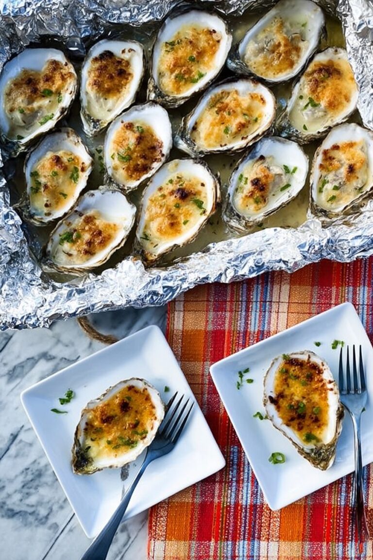 Baked Oysters with Cheese and Creole Seasoning Recipe