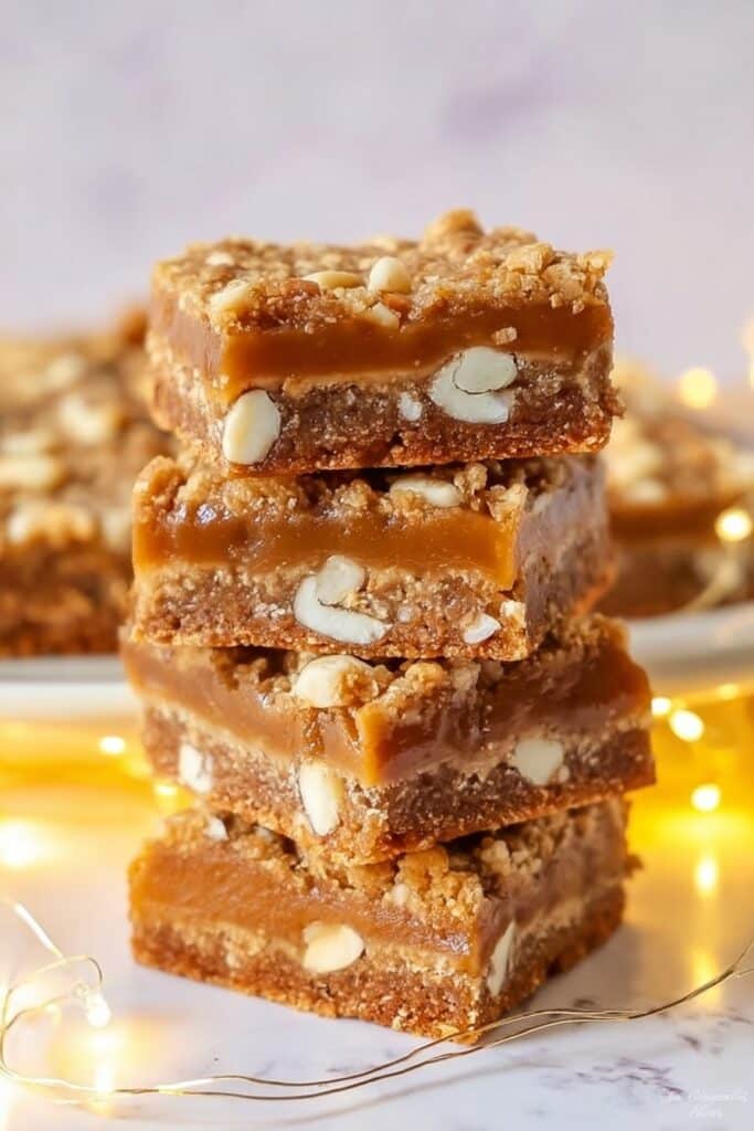 Caramel Gingerbread Cookie Bars Recipe