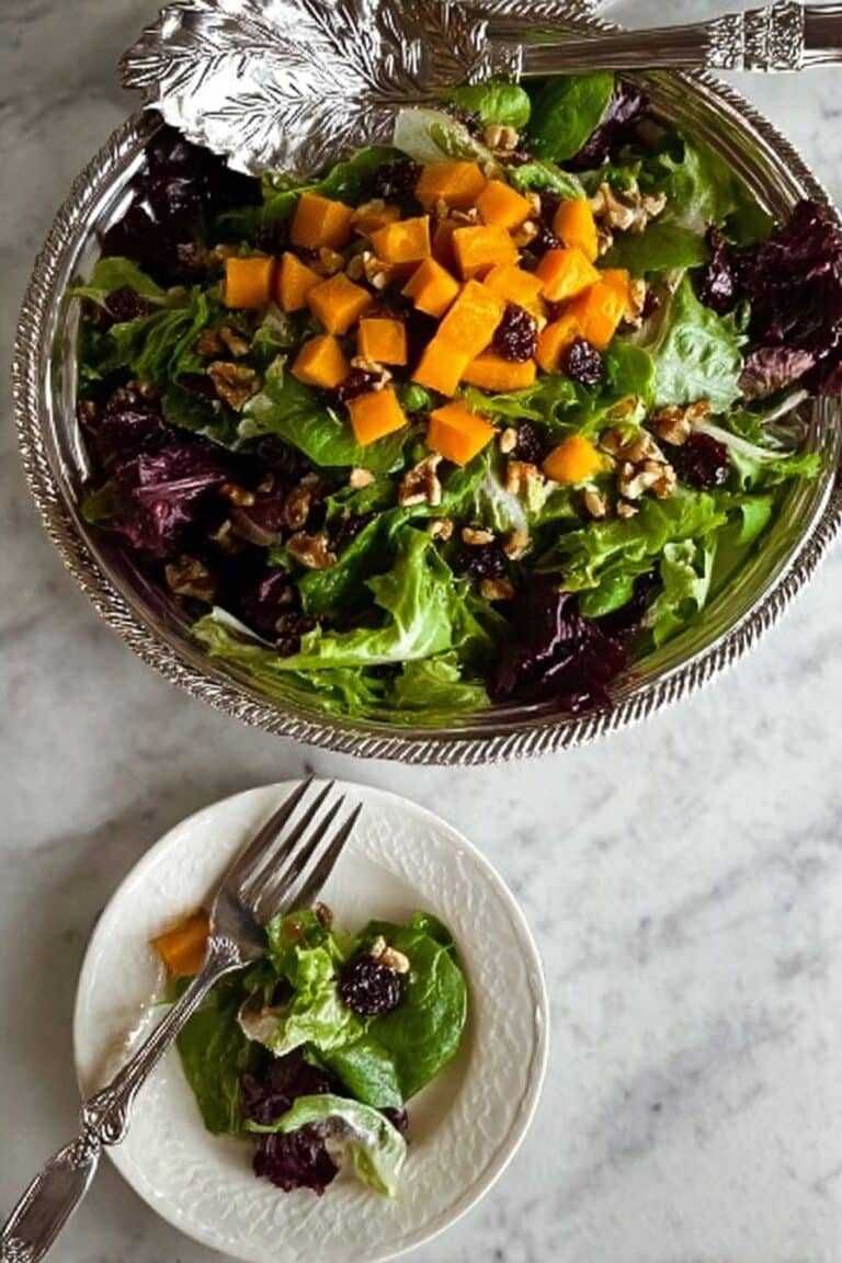 Butternut Squash Salad with Apple Cider Vinaigrette Recipe