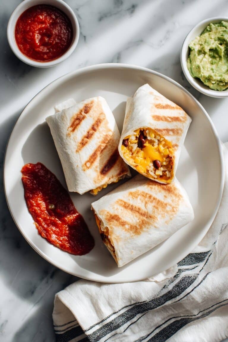 Easy Homemade Burritos with Cilantro Rice and Beans Recipe