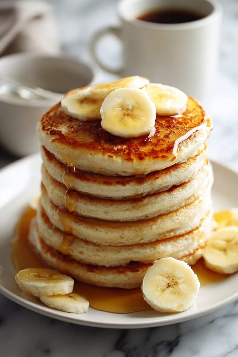 Healthy Banana Oatmeal Blender Pancakes Recipe