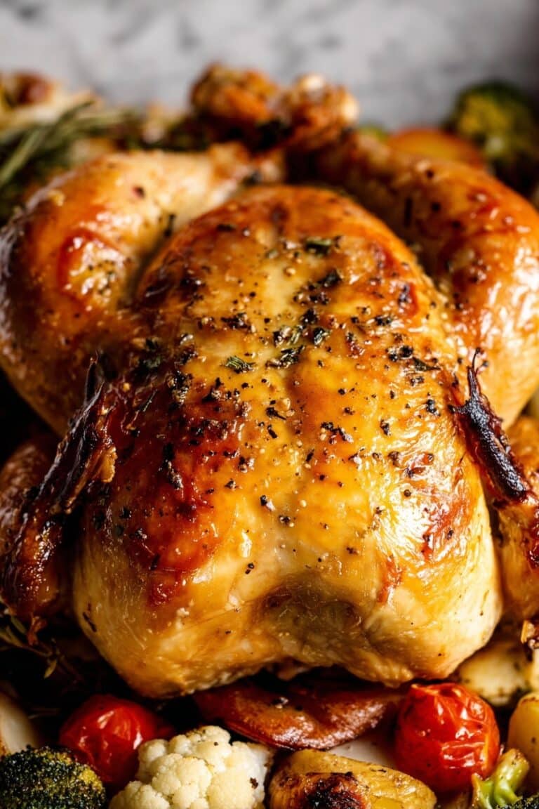 Maple Butter Roast Chicken Recipe