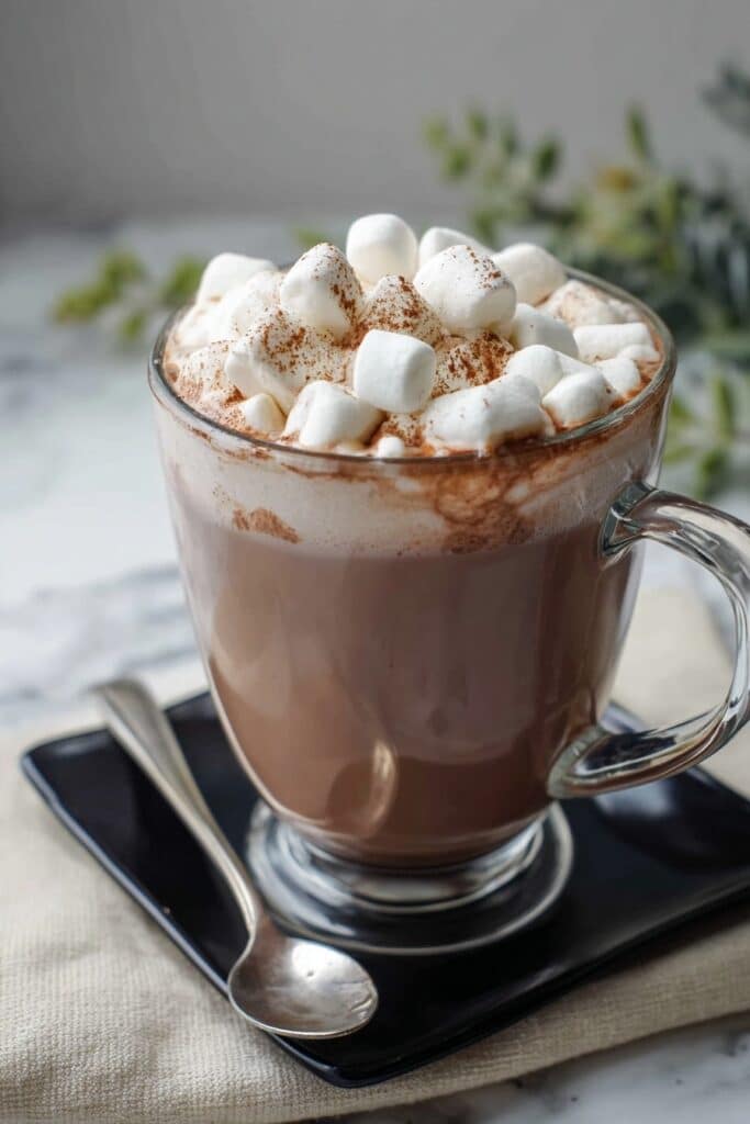 Creamy Hot Chocolate with Marshmallows Recipe