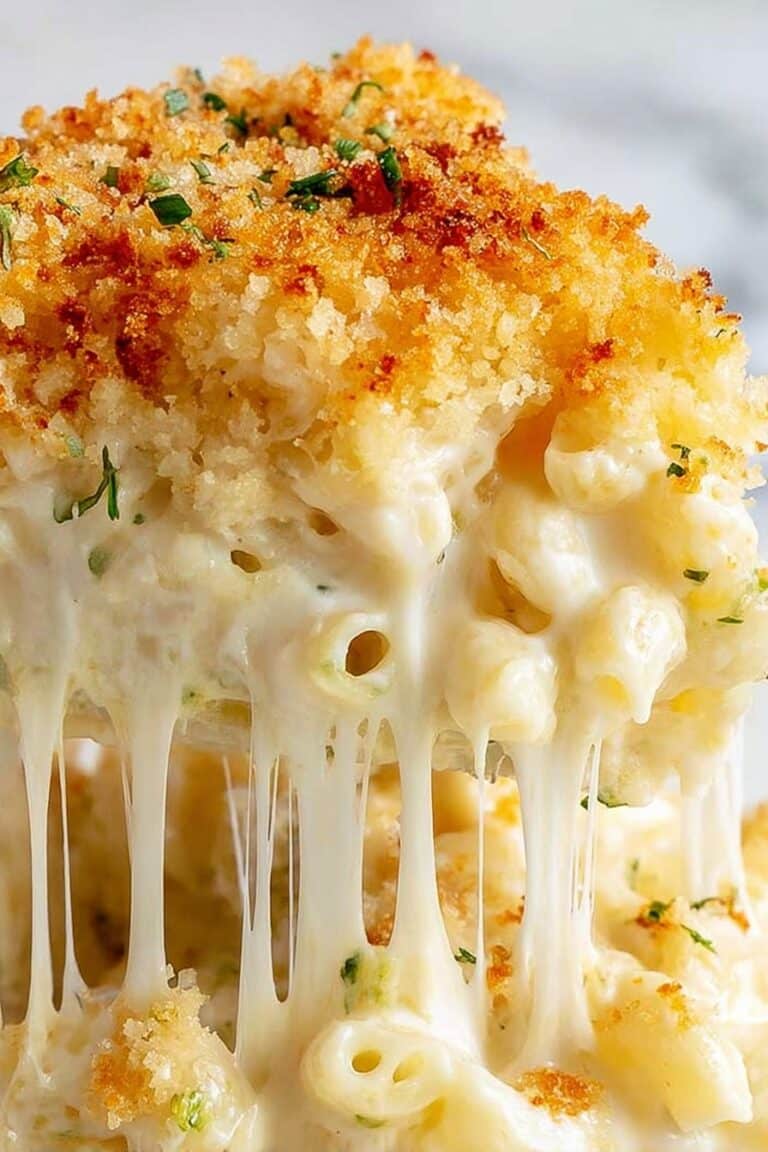 Baked Mac and Cheese with Crispy Topping Recipe