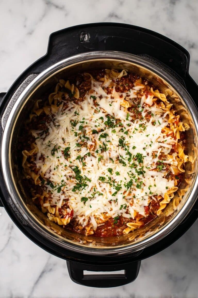 Instant Pot Lazy Lasagna Recipe