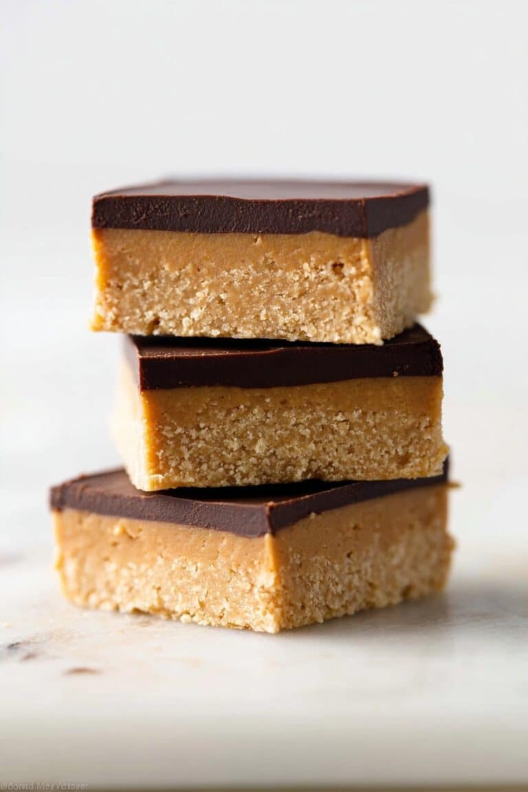 No-Bake Chocolate Peanut Butter Bars Recipe