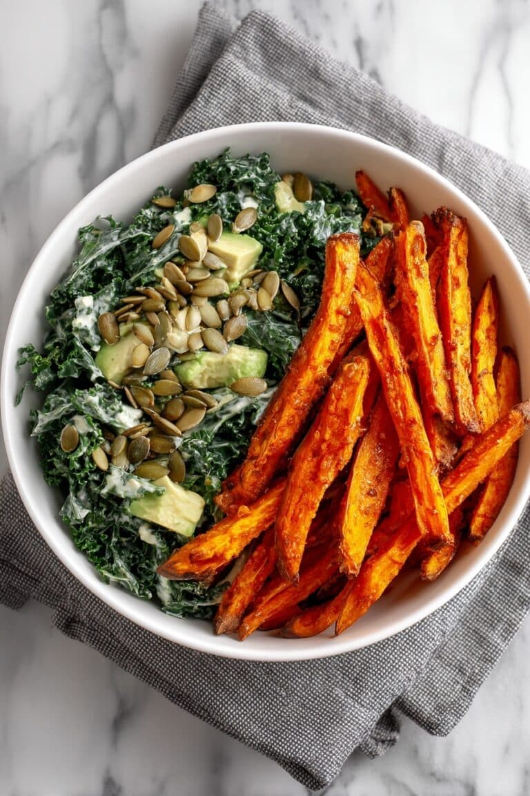 Avocado Kale Caesar Salad Recipe