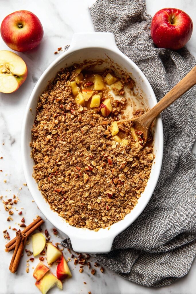 Cinnamon Apple Baked Oatmeal Recipe
