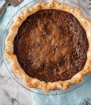 Chocolate Fudge Pie with Rich Brownie Flavor Recipe
