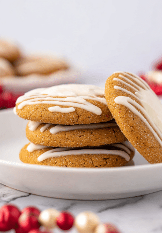 Gingerbread Thumbprint Cookies with White Chocolate Filling Recipe